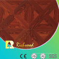 12.3mm Woodgrain Texture Walnut V-Grooved Sound Absorbing Laminbate Flooring